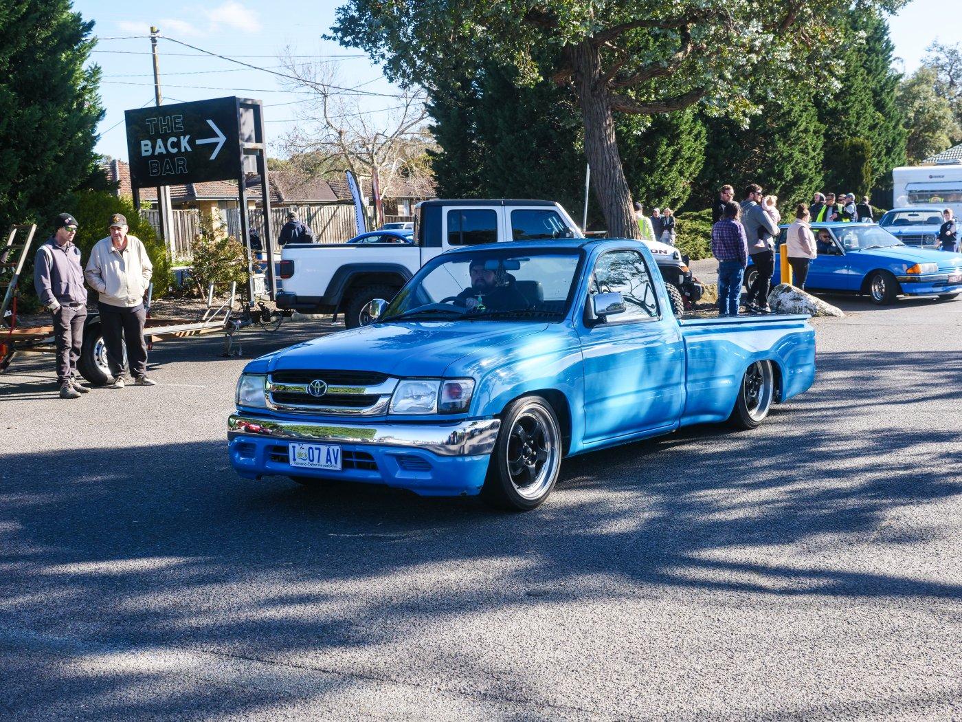 Toyota Hilux dragging its arse along