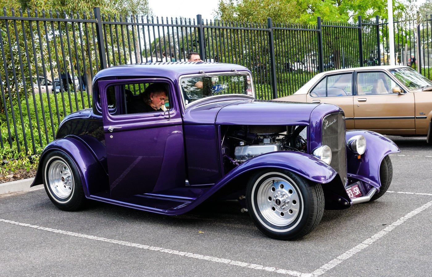 Purple hot rod