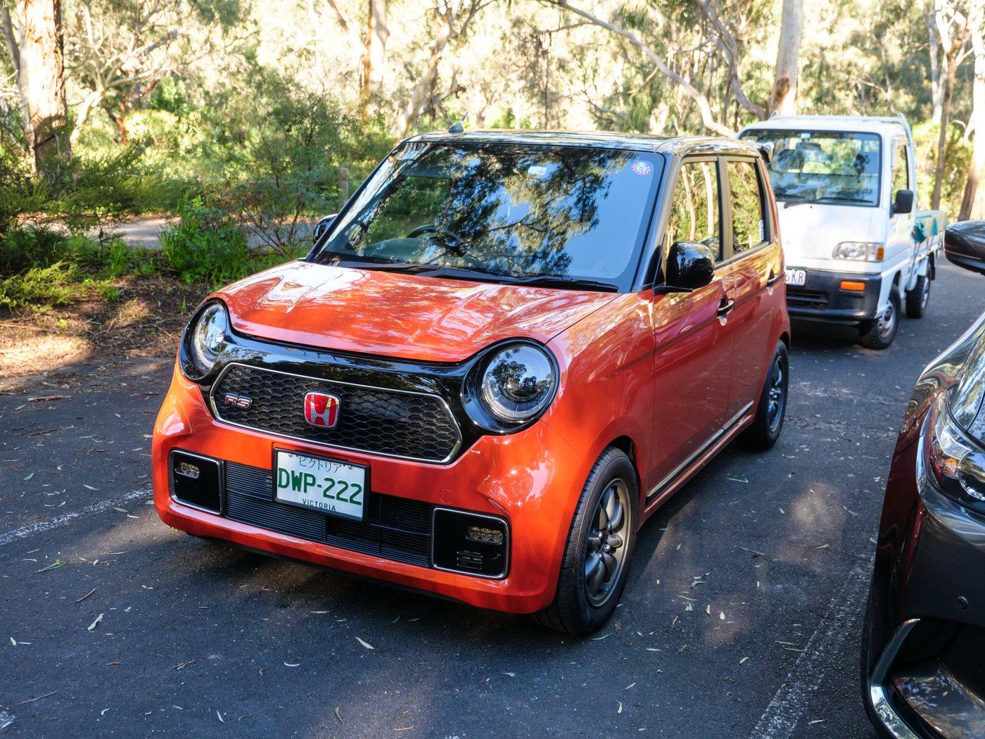 Honda RS N One in orange