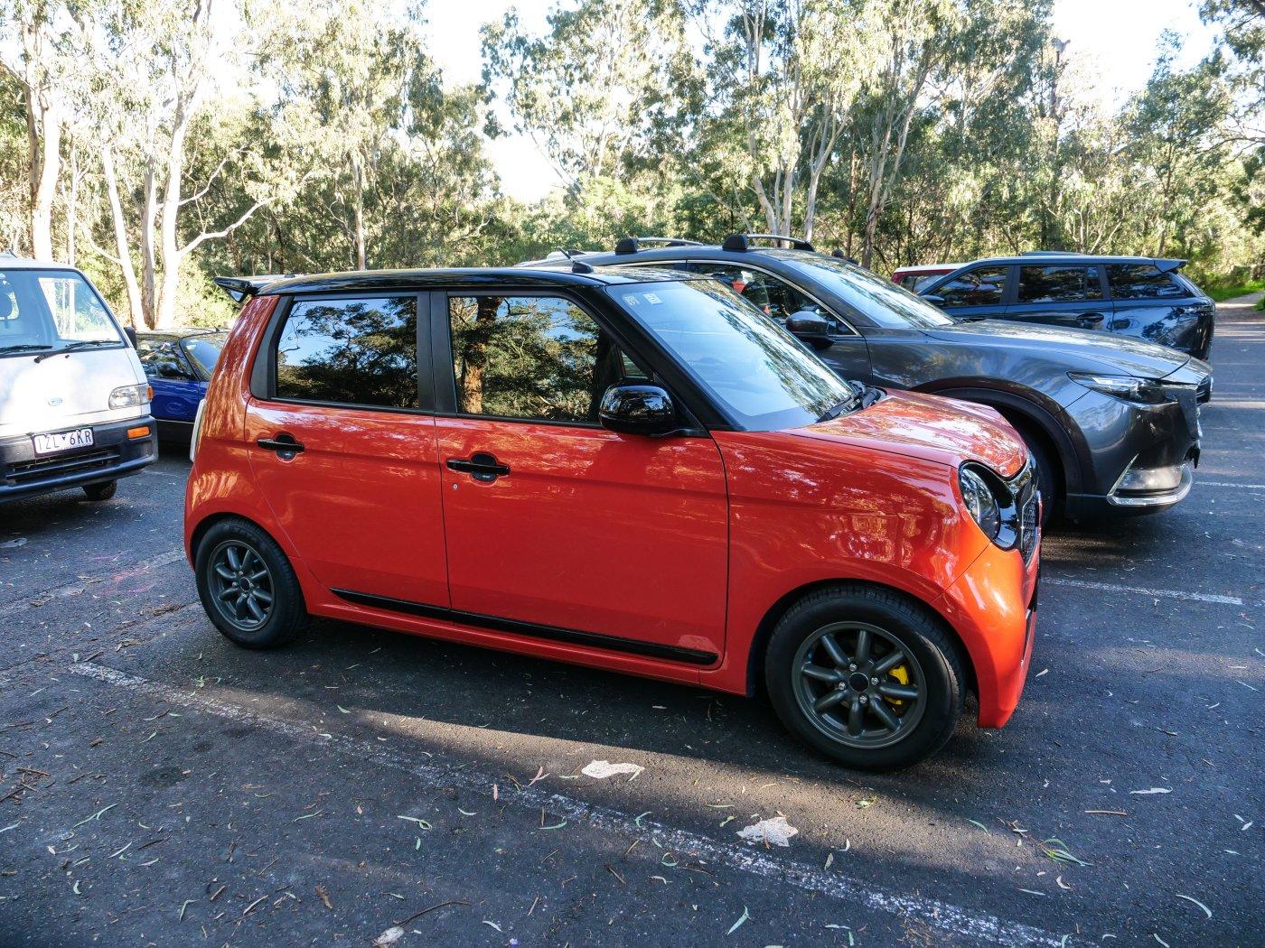 Honda RS N One in orange