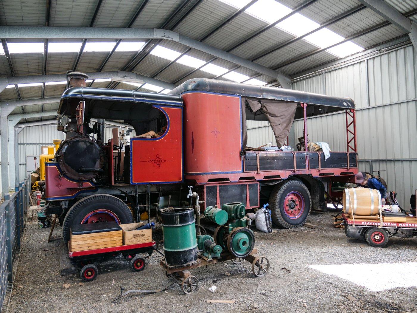 Steam wagon