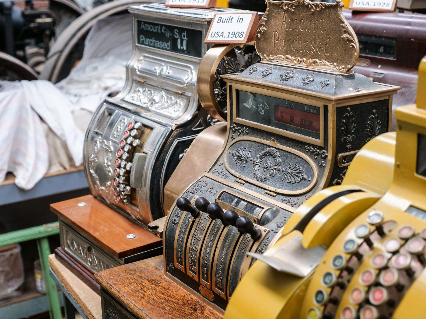 vintage cash registers